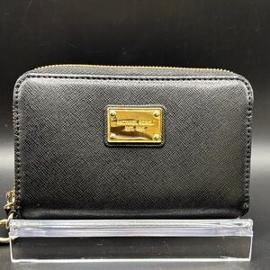 Michael Kors Black Wallet with Gold Accents